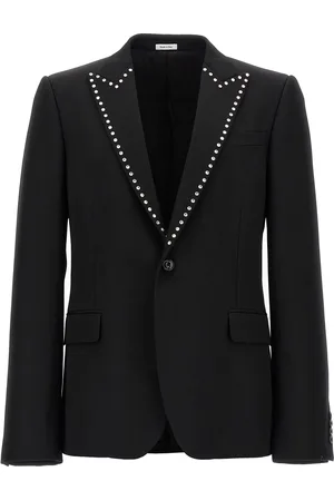 Alexander McQueen Barathea Blazer Black
