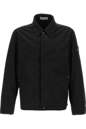 Stone Island Light Compact Casual Jackets And Parka Black
