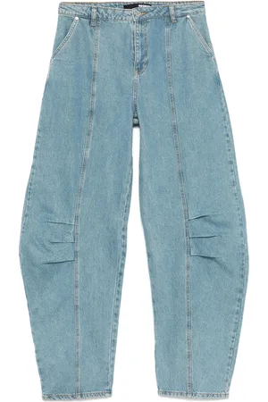 ROTATE Denim Wide-Leg Jeans
