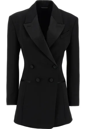 Givenchy Pleated Back Blazer Blazer And Suits Black