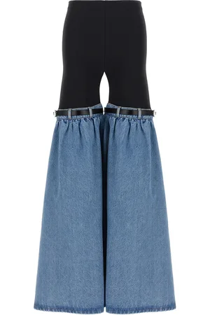 COPERNI Hybrid Denim Flare Pants Multicolor