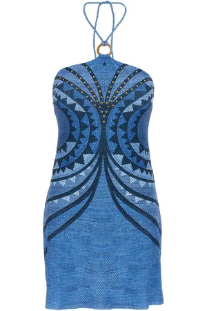 PIN UP STARS Intreccio Africano Dresses Blue