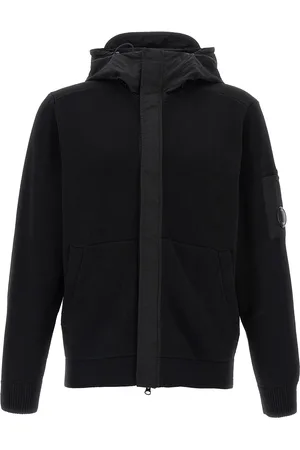 C.P. Company Mixed Cotton Sweaters And Cardigans Black