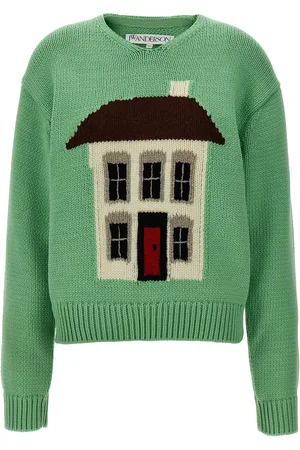 J.W.Anderson Graphic Sweaters And Cardigans Green