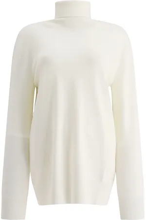 Jil Sander Lighweight Turtleneck Sweater Knitwear White