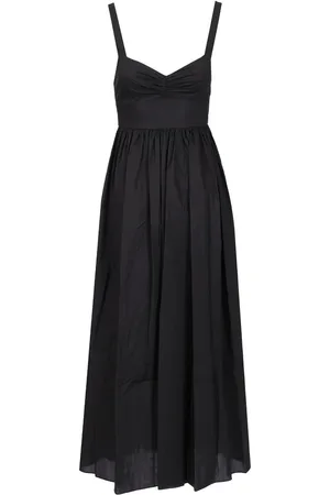 MATTEAU Poplin Midi Dress Dresses Black