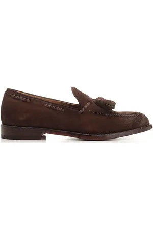 Corvari Suede Moccasin Lace-Up Shoes Brown