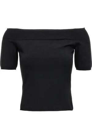Alexander McQueen Off-Shoulder Top Tops