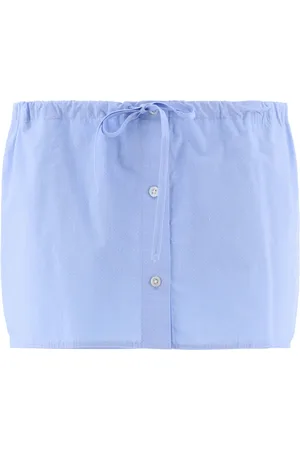 Alexander Wang Drawstring Skort With Crystal Hotfix Short