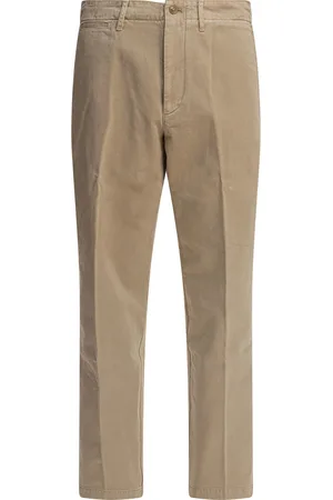 ALEX MILL Straight Leg Trousers Beige