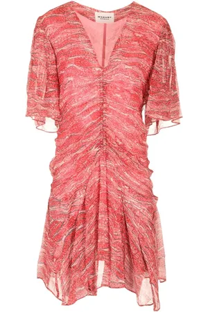 Marant Etoile Vivienne Dresses Red