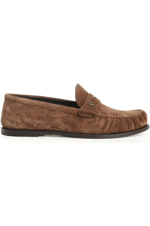Saint Laurent Le Loafer Supple Scarpe Basse Brown