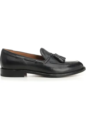 Corvari Blue Leather Mocassin Scarpe Basse Blue
