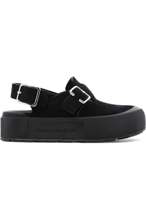 Alexander McQueen Mount Slick Sandals Black