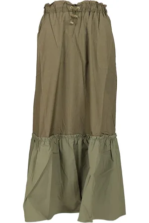 TATRAS Nystro Skirt Nylon Taffeta Green Skirts Green