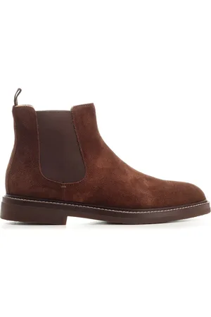 Brunello Cucinelli Suede Chelsea Boot Boots Brown