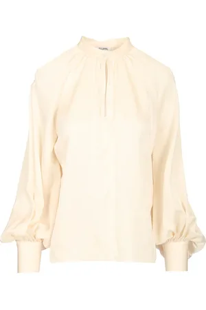Filippa K Draped Blouse Shirts White