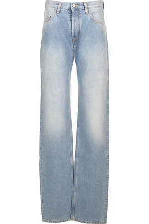 The Attico Coated Jeans Light Blue