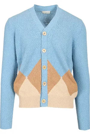 BALLANTYNE Cotton Cardigan Knitwear Light Blue