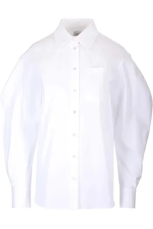 DEL CORE Voluminous Sleeves Shirt Shirts White