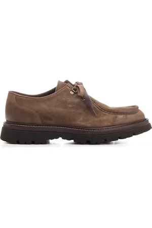 Corvari Suede Tank Paraboot Lace-Up Shoes Brown