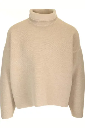 FEAR OF GOD Ottoman High Neck Sweater Knitwear Beige