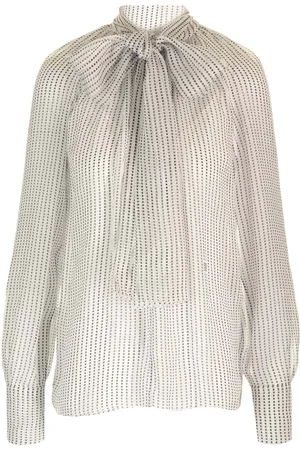 Givenchy Silk Blouse Tops White