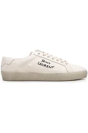 Saint Laurent Court Classic Sneakers Beige