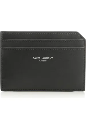 Saint Laurent Ysl Card Holder Black Wallets Black