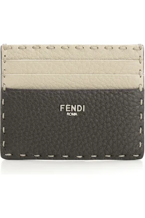 Fendi Diagonal Wallets Brown