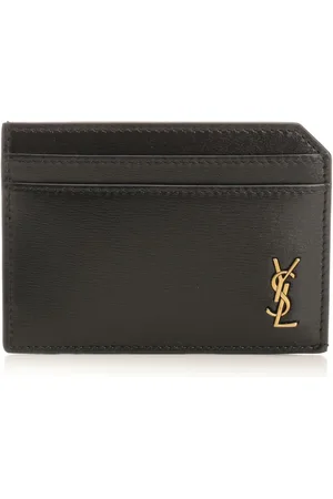 Saint Laurent Tiny Cassandre Wallets Black