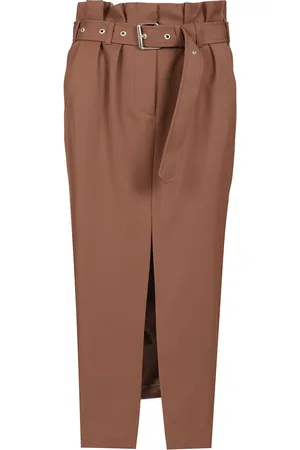 DRIES VAN NOTEN Long Skirt Skirts Brown
