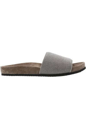 Brunello Cucinelli Monile Sandals Gray