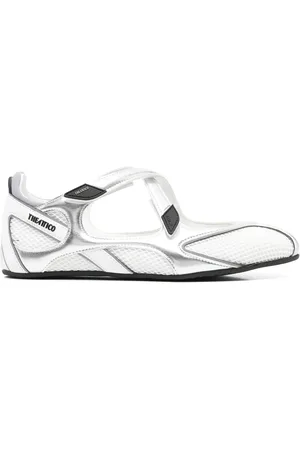 The Attico Silver White Sneakers