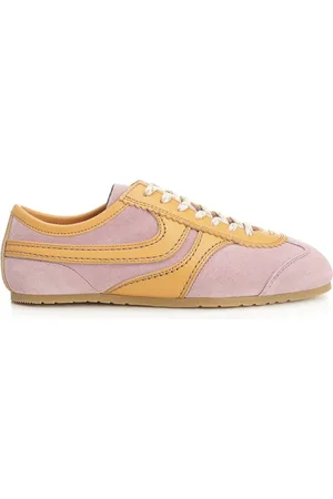 DRIES VAN NOTEN Suede Sneakers Rose