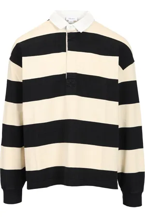 Alexander McQueen Oversized Rugby Polo Polo Shirt Multicolor