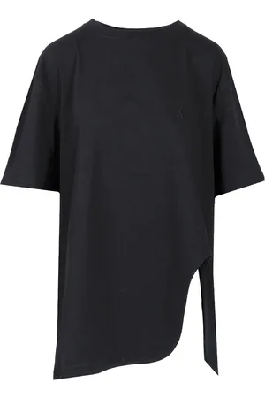The Attico White Oversized T-Shirt Black