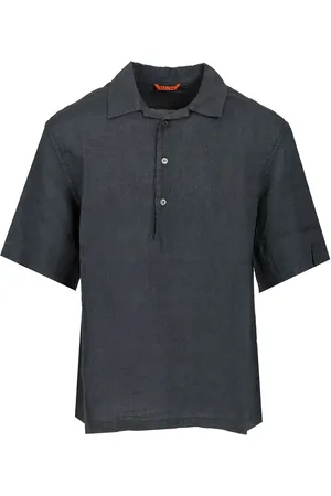 BARENA Mola Linen Shirt Shirts Blue