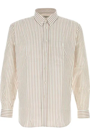 Saint Laurent Embroidered poplin shirt