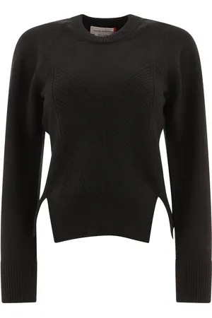 Alexander McQueen Chevron Corset Knitwear