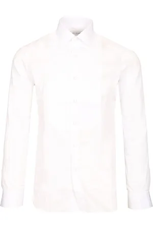 TAGLIATORE Pleated Formal Shirt Shirts White