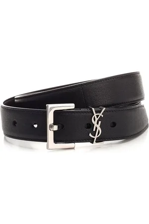 Saint Laurent Cassandre Belts Black