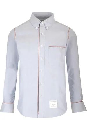Thom Browne Oxford Framing Shirt Shirts Blue
