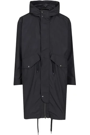 HERNO Recycled Nylon Lightweight Parka Coats Blue