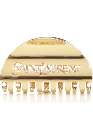 Saint Laurent Hair Clip Hats Gold