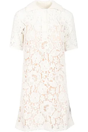 P.A.R.O.S.H. Mini Cotton Dress Dresses White