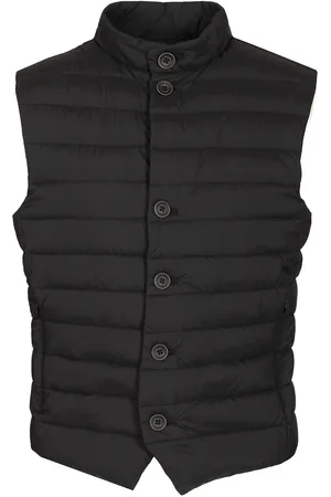 HERNO Rain Proof Vest Coats Black