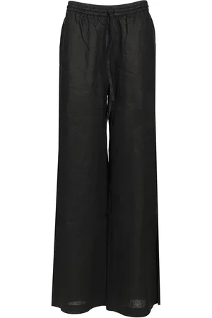P.A.R.O.S.H. Linen Trousers Black
