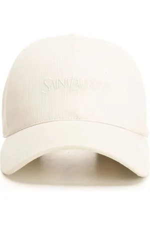 Saint Laurent Corduroy Hat Hats White