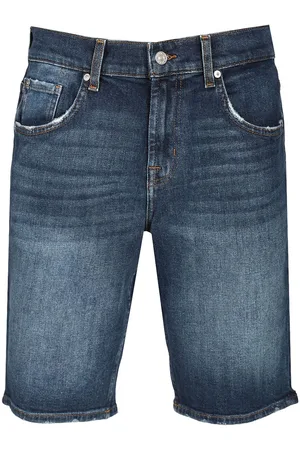 7 for all Mankind Regular Shorts Trousers Blue